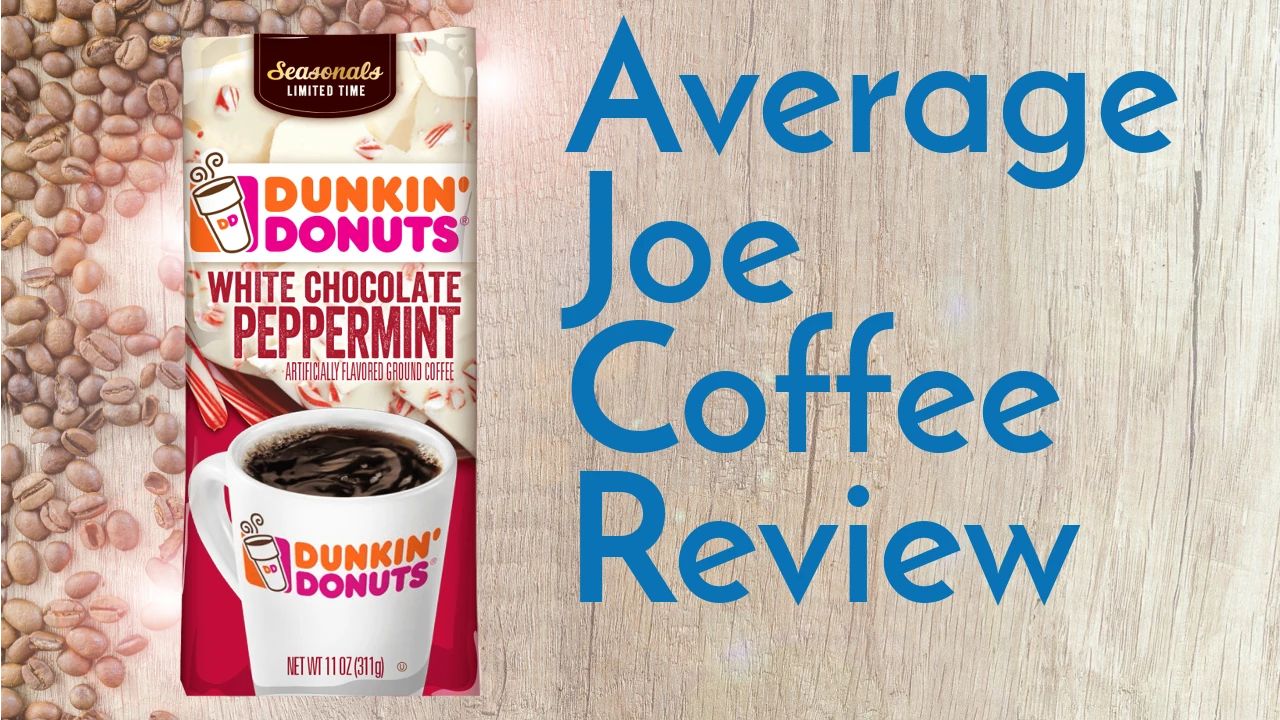Dunkin Donuts White Chocolate Peppermint Coffee Review