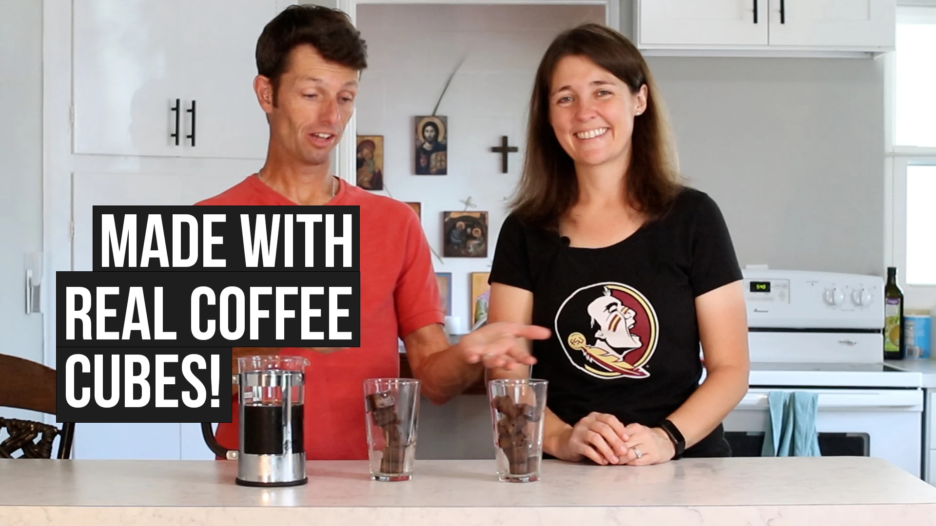 How To Make Iced Coffee with COFFEE ICE CUBES